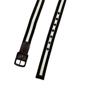 American Eagle Outfitters White and Navy Belt